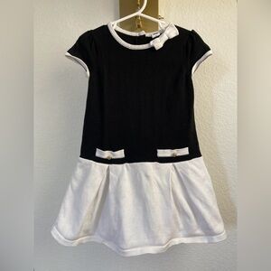 Janie & Jack Classic Preppy Black and White Dress